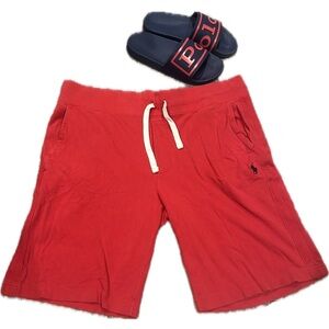Ralph Lauren stylish red shorts, unisex lightly used